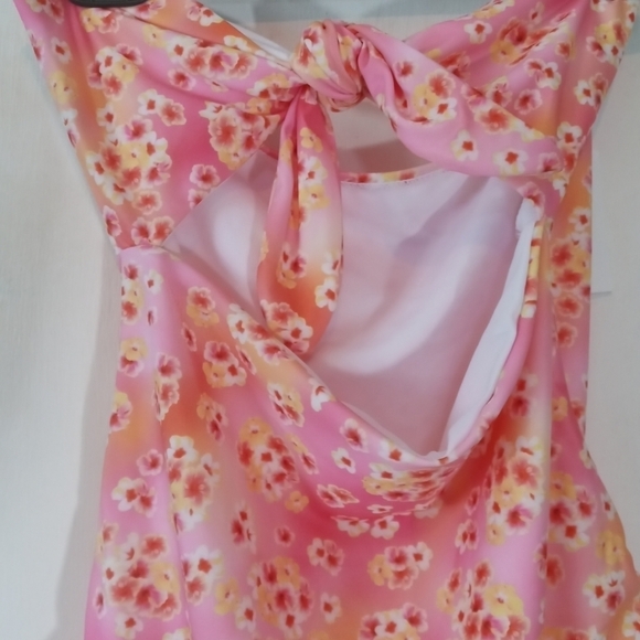 Onia Floral Strapless One Piece Swimsuit - Picture 6 of 7